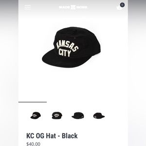 Made Mobb Kansas City hat. Black. Mens.